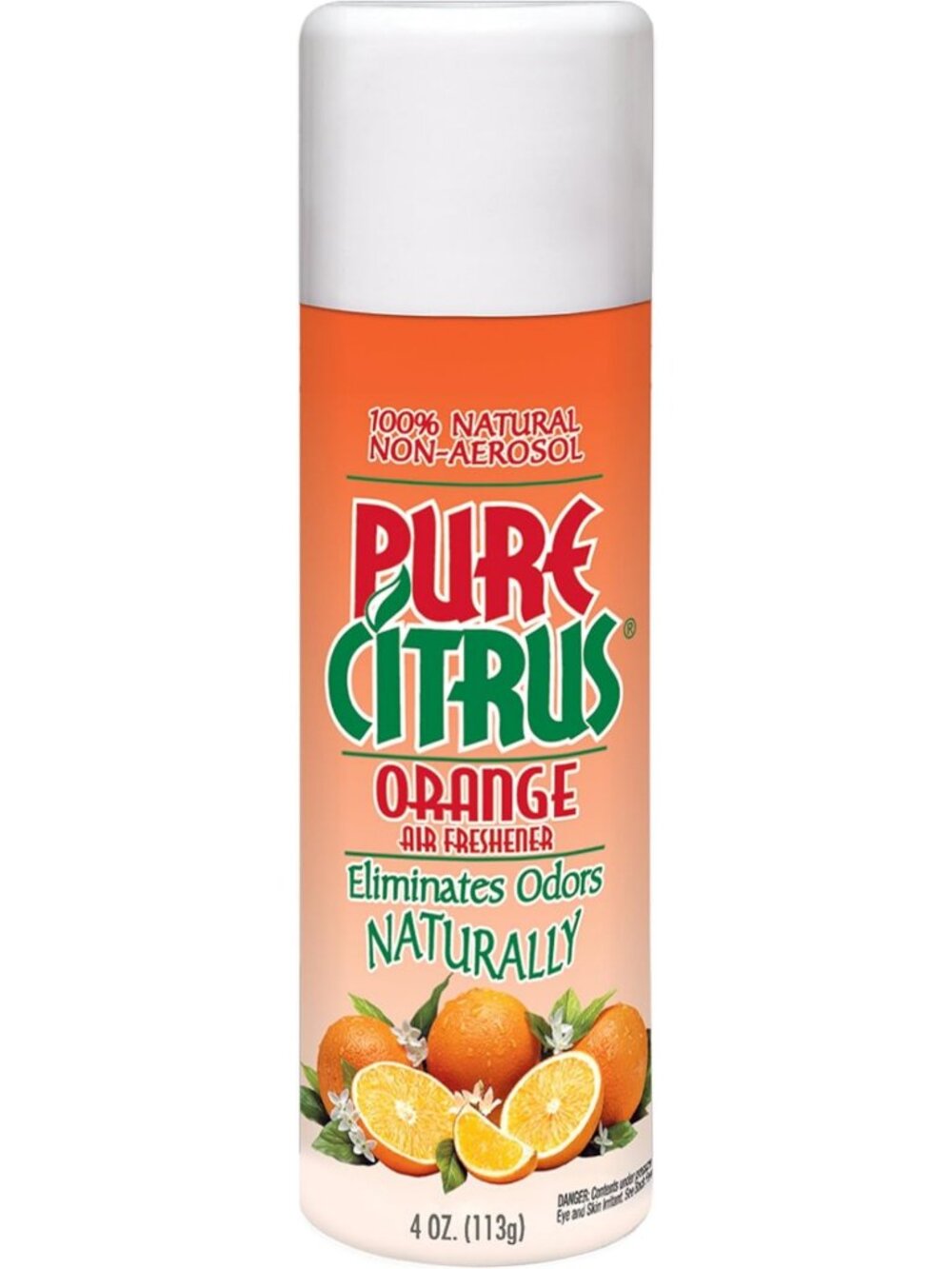 All-Natural Non-Aerosol Odor Eliminator Spray - Citrus Fresh, Pack of 6, 4 oz